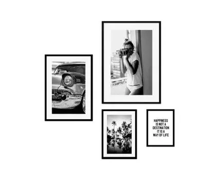 Набор постеров Fashion №115 (Белый)