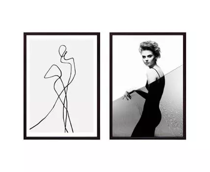 Набор постеров Fashion №27 (Белый, 40)