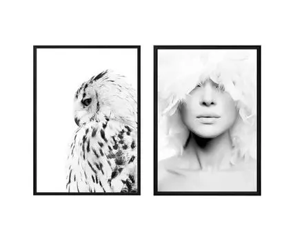 Набор постеров Fashion №34 (Белый, 30)