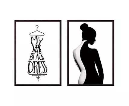 Набор постеров Fashion №43 (Белый, 30)