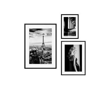 Набор постеров Fashion №52 (Белый)