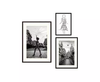 Набор постеров Fashion №53 (Белый)