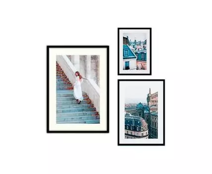 Набор постеров Fashion №65 (Голубой)