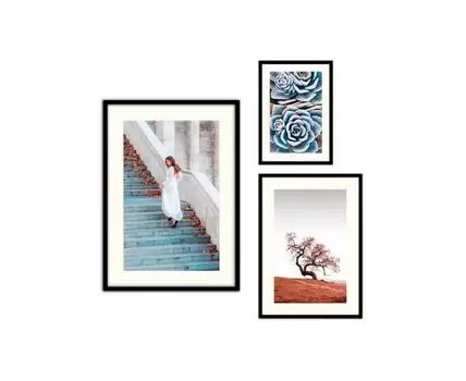 Набор постеров Fashion №71 (Голубой)