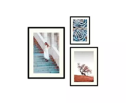 Набор постеров Fashion №71 (Голубой)