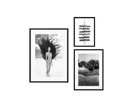 Набор постеров Fashion №83 (Белый)