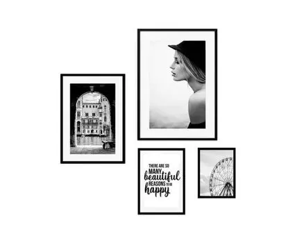 Набор постеров Fashion №90 (Белый)