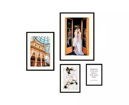 Набор постеров Fashion №94 (Бежевый)