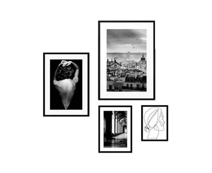 Набор постеров Fashion №99 (Белый)