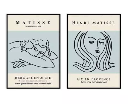 Набор постеров Матисс №29, 2 шт.