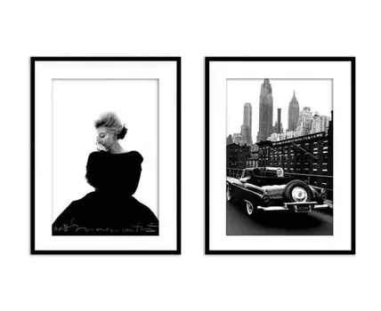 Набор постеров Мерилин Монро №1 (Белый, 50)