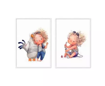 Набор постеров Морячок №12