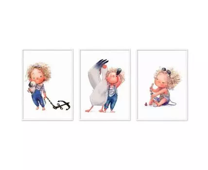 Набор постеров Морячок №16