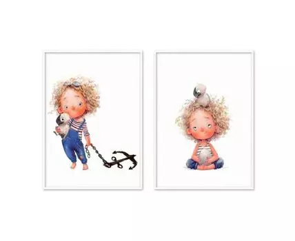 Набор постеров Морячок №8