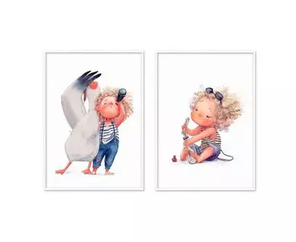 Набор постеров Морячок №9