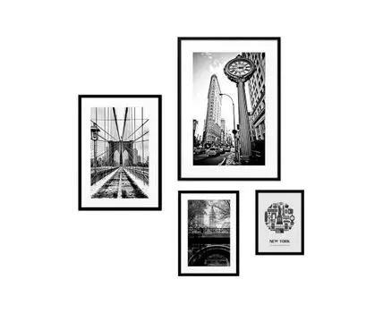 Набор постеров Нью-Йорк №40 (Белый)