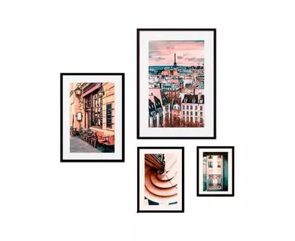 Набор постеров Париж №107 (Коричневый)