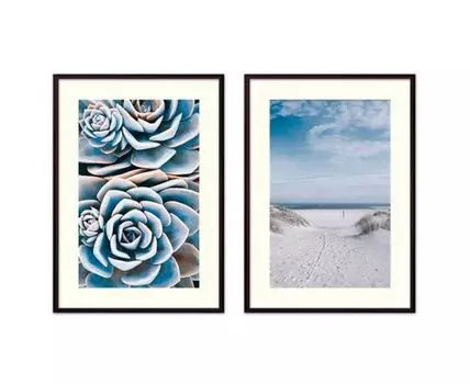 Набор постеров Природа №103 (Голубой)