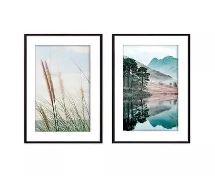 Набор постеров Природа №113 (Голубой)