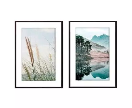 Набор постеров Природа №113 (Голубой)