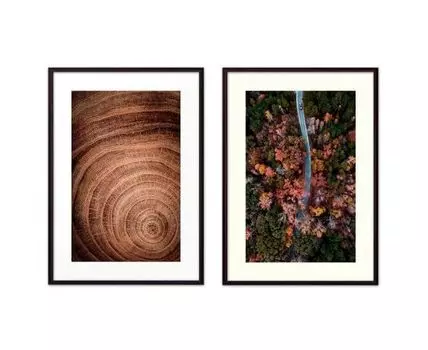 Набор постеров Природа №122 (Коричневый)