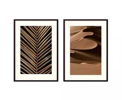 Набор постеров Природа №125 (Бежевый)