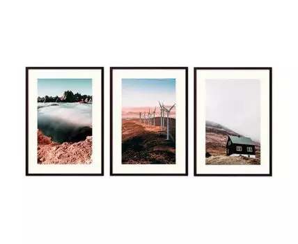 Набор постеров Природа №131 (Красный)