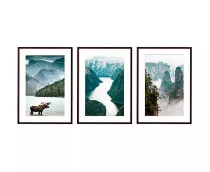 Набор постеров Природа №133 (Зеленый)