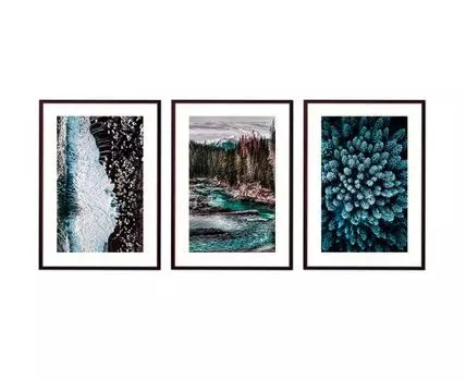 Набор постеров Природа №136 (Голубой)