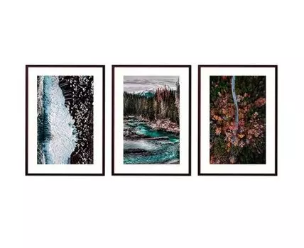 Набор постеров Природа №138 (Голубой)