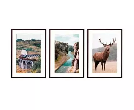 Набор постеров Природа №148 (Голубой)