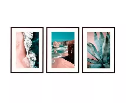 Набор постеров Природа №150 (Красный)