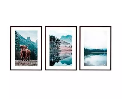 Набор постеров Природа №163 (Голубой)