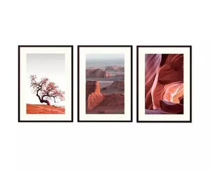 Набор постеров Природа №171 (Голубой)