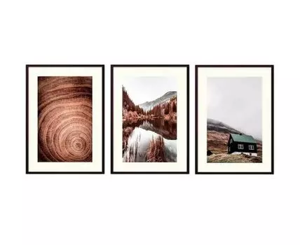 Набор постеров Природа №176 (Зеленый)