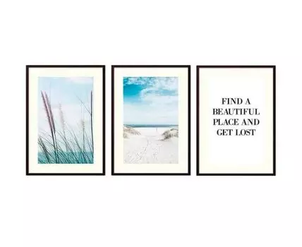 Набор постеров Природа №177 (Голубой)