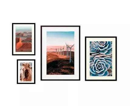 Набор постеров Природа №201 (Красный)