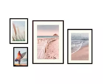 Набор постеров Природа №209 (Розовый)