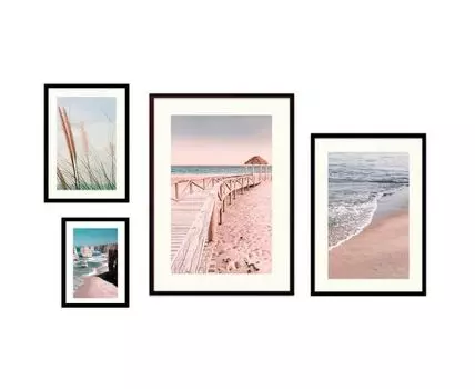 Набор постеров Природа №210 (Розовый)