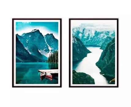 Набор постеров Природа №229 (Зеленый)