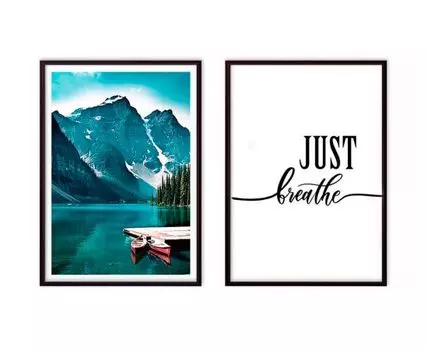 Набор постеров Природа №232 (Зеленый)