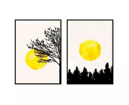 Набор постеров Природа №338