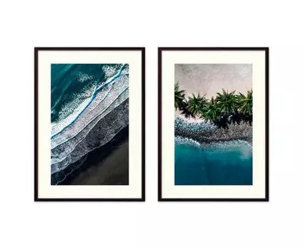 Набор постеров Природа №43 (Голубой)