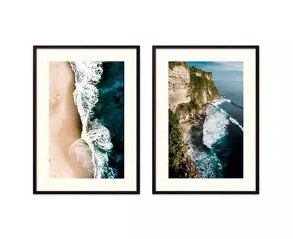 Набор постеров Природа №48 (Бежевый)