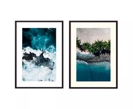 Набор постеров Природа №67 (Голубой)