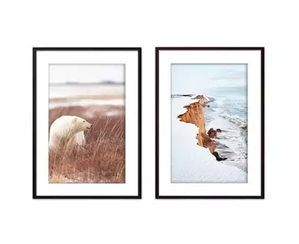 Набор постеров Природа №70 (Голубой)