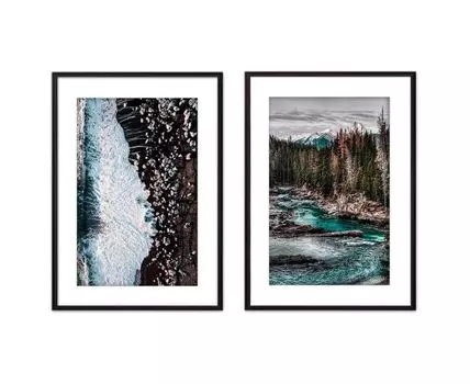 Набор постеров Природа №71 (Коричневый)