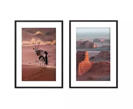 Набор постеров Природа №81 (Красный)