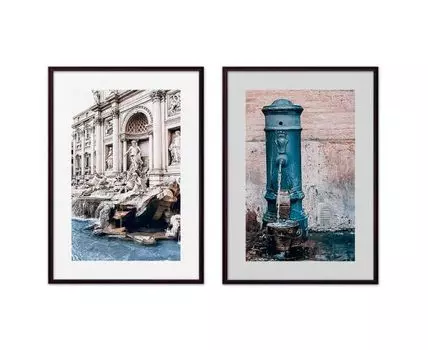 Набор постеров Рим №11 (Голубой)