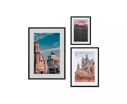 Набор постеров Рим №23 (Бежевый)